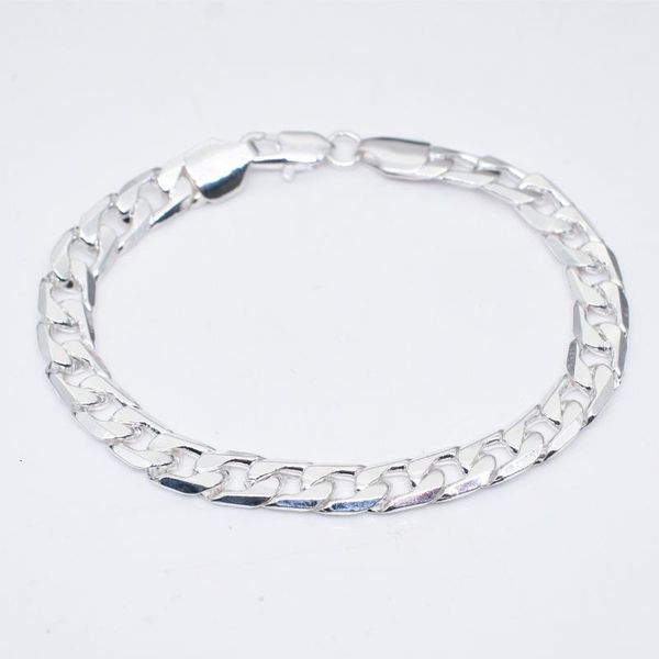 

equipped fashion plated silver 8mm drainage a bracelets hand jewelry