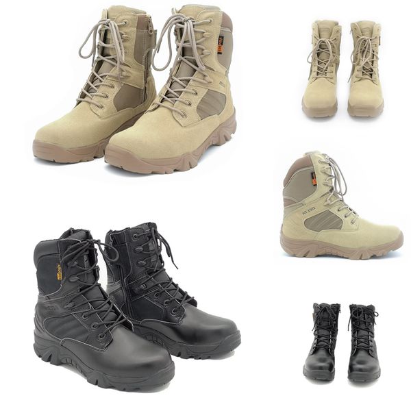 

non-brand men cowhide suede delta tactical military boot outdoor high-desert combat boots mens sports shoes
