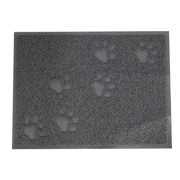 

1pc anti-slip cat litter mat waterproof claw grinding mat splash-proof cat cushion pet supplies (grey