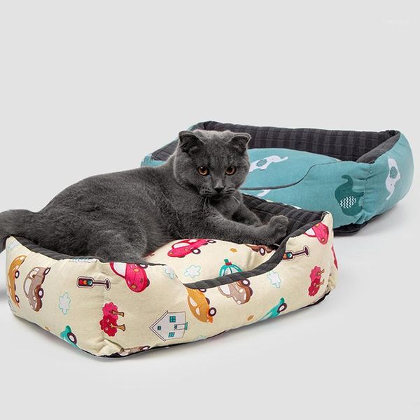 

2020 pet cat bed sofa bed for small medium large dog mats cat chihuahua puppy kennel pet house for cats1