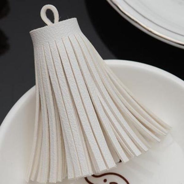 

fashion pu leather tassel women keychain bag pendant acessory alloy car key chain ring holder retro jewelry eh152 h bbyeil