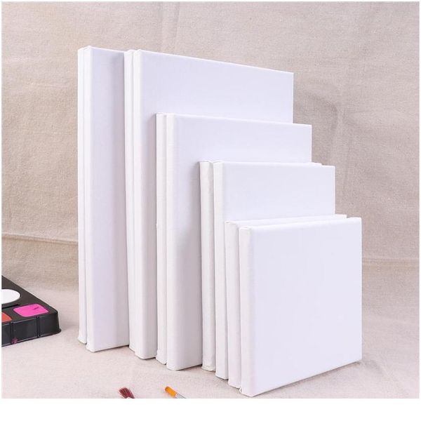 

10 шт. древесина кадр кадр хлопок белый растянутый холст рамка для рисования живопись diy холст живопись bbyote