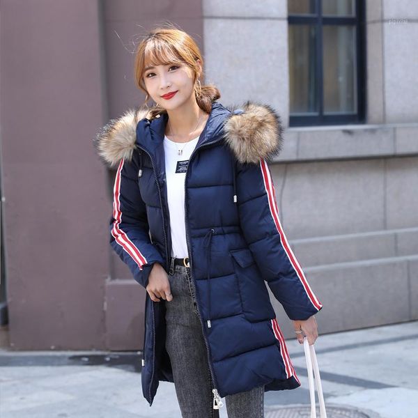 

isenmal parka women new winter down jacket women coat long hooded outwear female parka thick cotton padded female basic coats1, Black