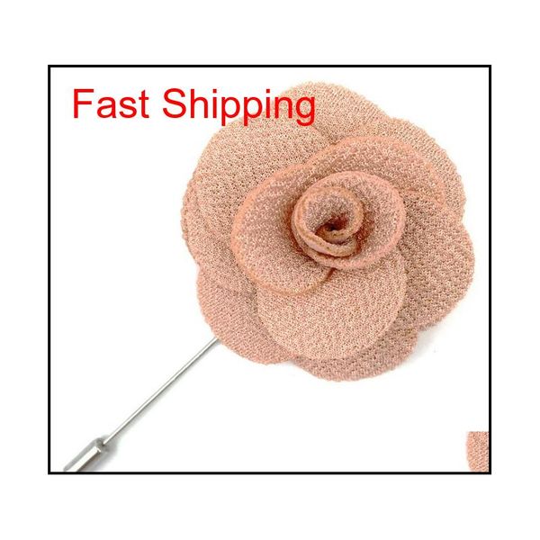 

boutonniere silk blend fashion mens lapel flowers handmade qylfmq nana_shop, Silver