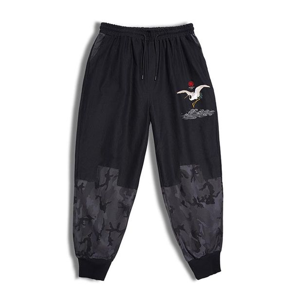 

men's pants men sports trousers gray large size overalls stretch camouflage black loose daily fashion cover