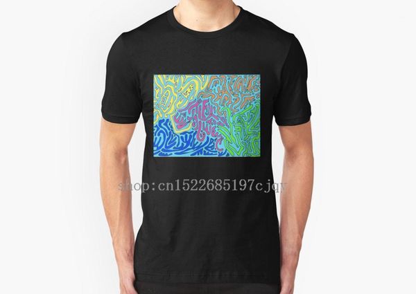 

2018 new fashion snakey doodles men's short sleeve cotton t shirt o-neck tee shirt1, White;black