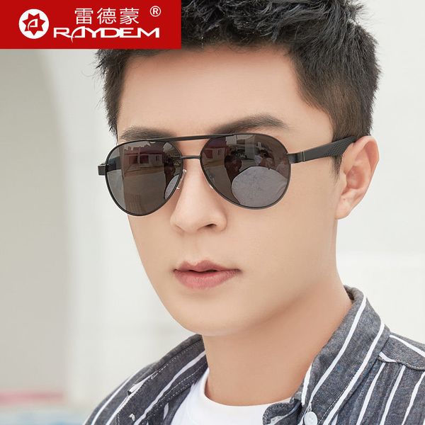 

flagship tyrannosaurus tornado polarized men's sunglasses trendy driving special pilot driver's glasses, White;black