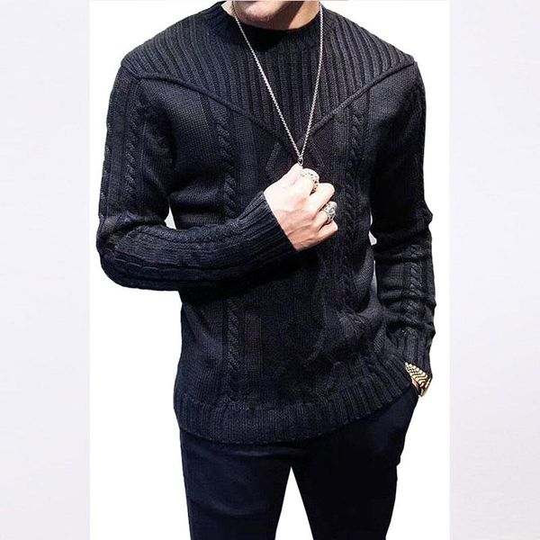 

autumn winter men sweater casual pullovers knitted sweaters men clothes fashion sweaters for, White;black