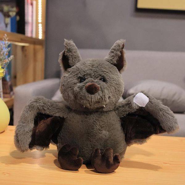 

1pc 24cm bat plush toy dark elf cute lifelike bat baby soft toy sleep storytelling plush kids toys gift for children wmtoqi