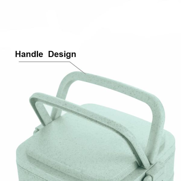 

bpa free square lunch box eco дружелюбная пшеница соломенный материал портативный bento box микроволновая пешеная еда контейнер для детей wm