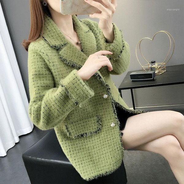 

womens coat fashion ladies faux outwear short jacket loose street style warm overcoat autumn winter abrigo mujer1, Black