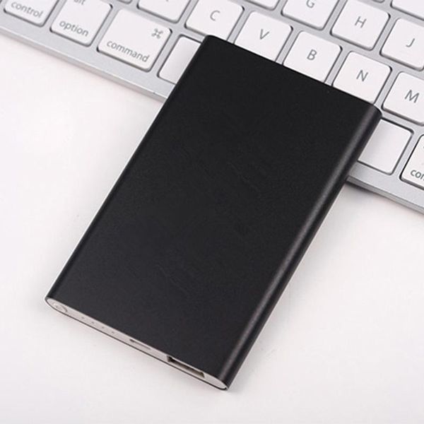 

powerbank ultra slim mobile phone external charger battery for apple xiaomi 4000mah 5000mah alloy portable power bank
