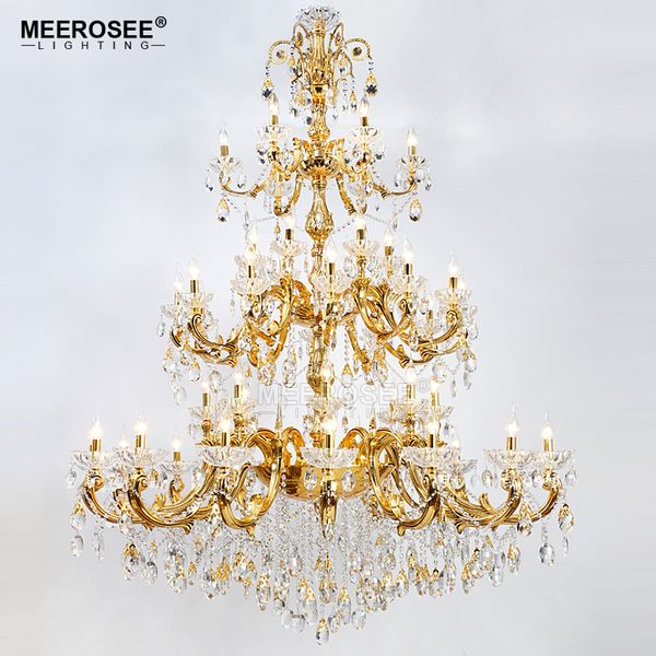 

luxurious crystal chandelier large elegant gold silver pendant lamp crystal suspension light fixture for l restaurant foyer home