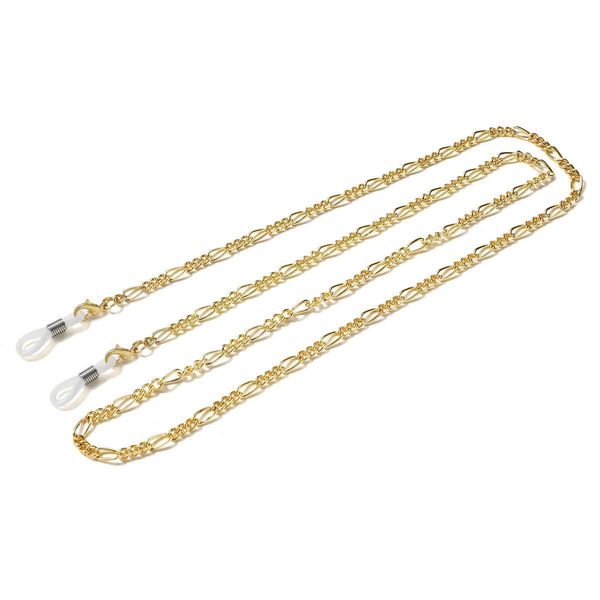 

2020 simple rose gold color glasses cord silver color sunglasses eyeglasses chain metal glasses rope accesorios mujer h bbyufw