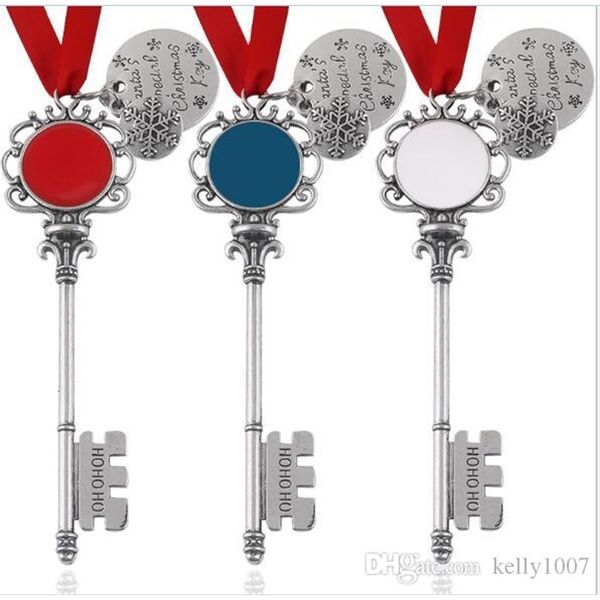 

santa claus new magic key christmas pendant ornaments decorations xmas halloween gifts xmas 3colors