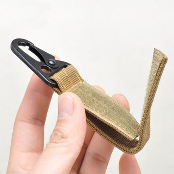 

4 colors new portable camping tactical carabiner nylon backpack hook hiking survival gear keychain clasp hiking acc qylwtq