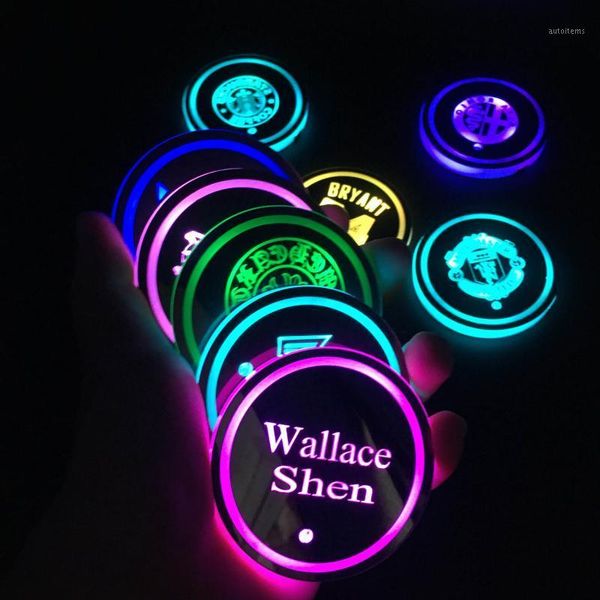 

car led luminous water , car door slot mat, luminous sensor, anti-skid mat, interior modification atmosphere light1