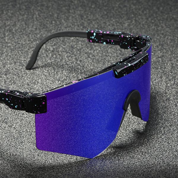 

the 1993 polarized double wide pit viper sunglasses sports outdoor ski glasses qutl, White;black