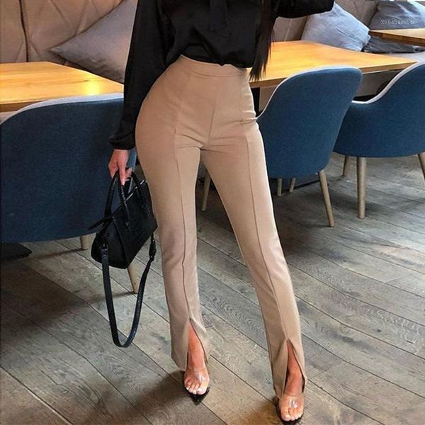 

high waist pants women trousers casual office lady strech women palazzo pants pencil1, Black;white