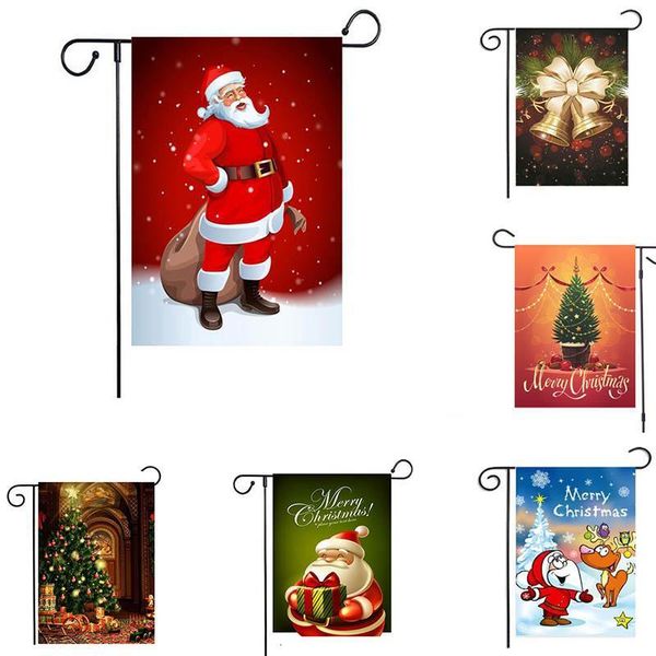 

banner flag flax santa door merry hanging outdoor ornament christmas decorations for home xmas gift new yearoutlet2mwv