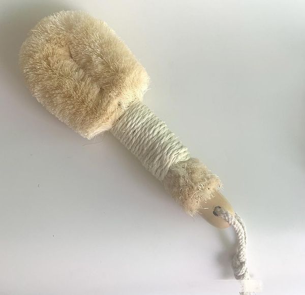 

sisal щетка сухой кожи корпус натуральная кисть ванна душевая скруббер