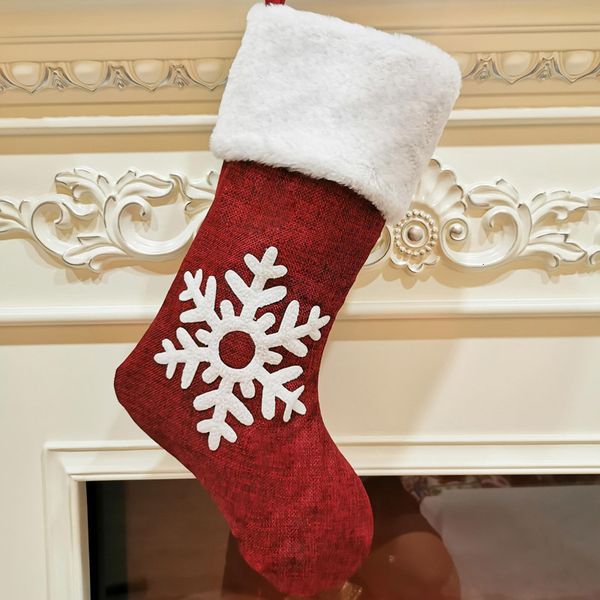 

4imoornament stockings party decor decorations trees santa christmas stocking candy socks bags xmas gifts bag dhl free