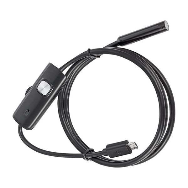 

2020 new 2m 1m 5.5mm 5.5mm endoscope for android phone usb mini camera waterproof 6 led borescope car inspection camera for pc sale