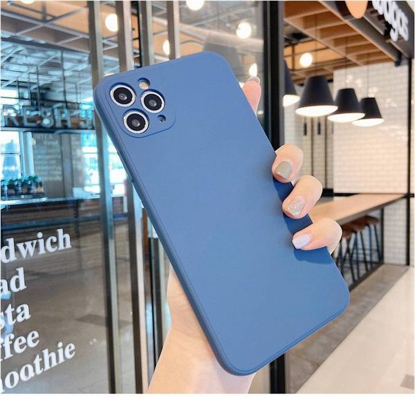 

phone case for iphone 11 pro max xr xs x xs max 7 8 plus luxury original liquid sile soft shockpr bbyhqp