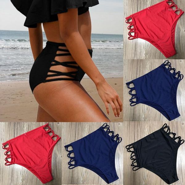 

two-piece suits women thong bottom weave swimsuit bandage bikini swimwear swim suit trunks women's swimming pants 2021 bathing sui