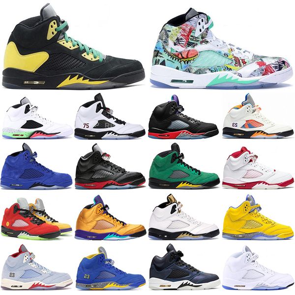 

new arrival jumpman 5s 5 basketball shoes for men sail alternate grape laser crimson voltage wings women sports sneakers mens trainers 36-47