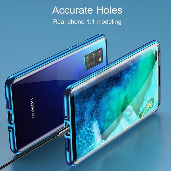 

magnetic case for honor view 30 pro case double side glass cover 360 full protection bumper for huawei honor v30 pro h sqcxcl