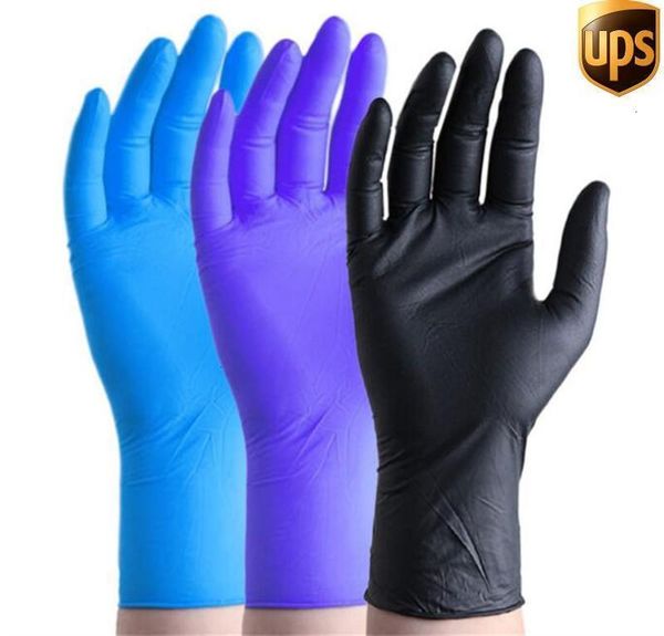 

lqjcfood disposable protective nitrile universal household garden cleaning gloves