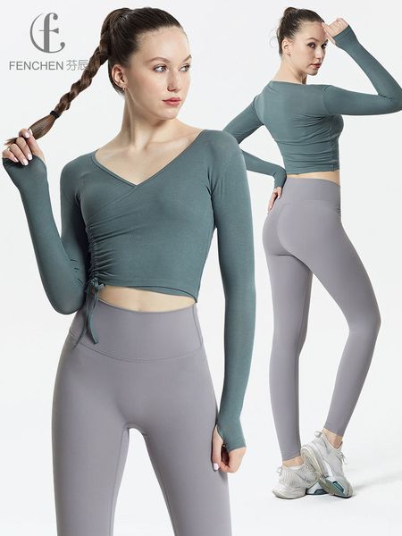 

yoga women's 2020 sports running fitness suit autumn and winter beginners long sleeve tight fashion, Gray
