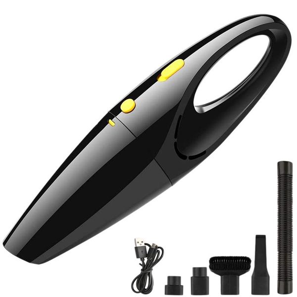 

wireless charging handheld household vacuum cleaner 60w portable car vacuum cleaner, mini wet and dry cleaner
