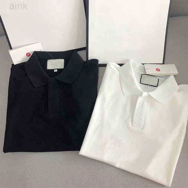 T-shirt da uomo Polo Designers Lettera G Camicie moda Donna T-shirt manica corta Nero Bianco Estate Vendita T-shirt tuta da uomo