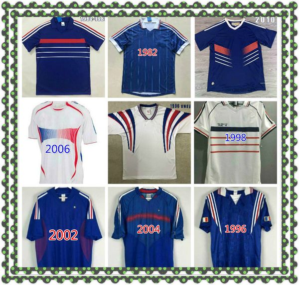 

1996 1998 2010 francescoli zidane retro vintage zidane henry maillot de foot soccer jerseys uniforms football jerseys shirt men shirt, Black;yellow
