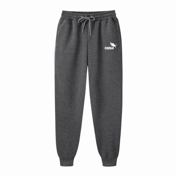 

new autumn printing men joggers sweatpants men joggers trousers sporting clothing the bodybuilding pants, Black