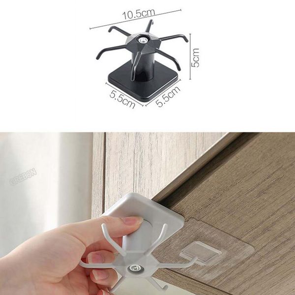

kitchen hook organizer bathroom hanger wall dish drying rack holder for lid cooking accessories rotating cupboard storage cabinet shelf