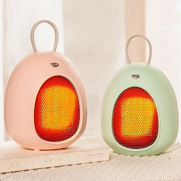 

2020 new mini cute fan heater portable electric heater deskheating warm air fan home office room heaters air1