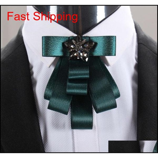 

mantieqingway business bow tie tuxedo bowtie cravat for groom wedding bouquet fashion polyester bow ties for men blue gravata cjfaj, Black;gray