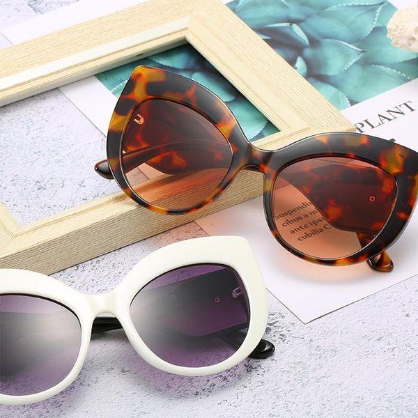 

sunglasses tidien fashion women 2021 brand designer luxury driving oversized vintage round sun glasses for uv400 1906, White;black