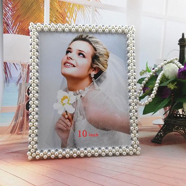 

sufeile современный креативный европейский styl photo wall рамка hd стекло 8 дюймов фото фоторамка перл diamond wedding photo frame d50 sqcp