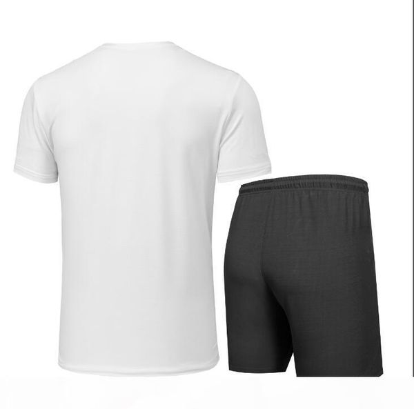 

2020 new fa52801 summer men t shirts+pants sets summer cotton comfortable short sleeve tshirt men casual set pant, Gray