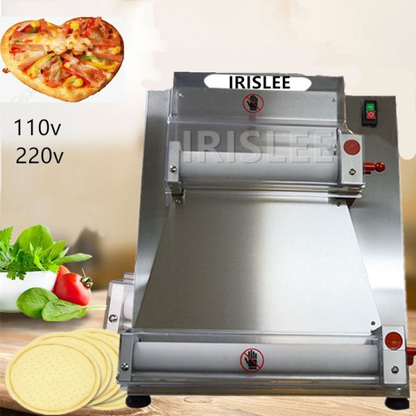2021 Fábrica Direto Salesdough Roller Pizza Rolling Machine Roller Pizza Machin Pizza Aço Inoxidável100-400mm Pizza Fazendo Máquinas