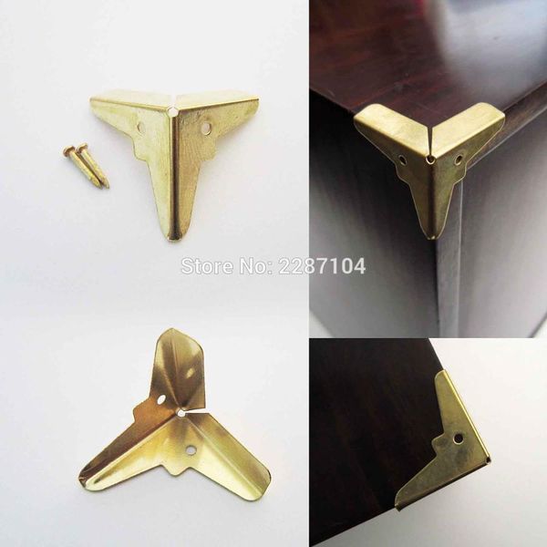 

12 шт. новый мини-декор из латуни золотые серебристые ювелирные изделия грудной клетки вина коробка деревянный чехол железо металлический уг