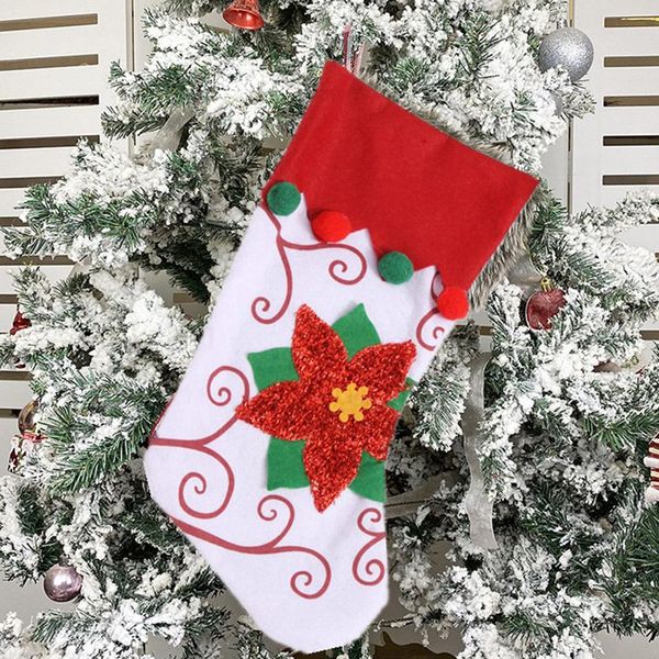 

2pcs crafted practical christmas tree ornament party decoration christmas stocking christmas decoration gift bag wmtlbb