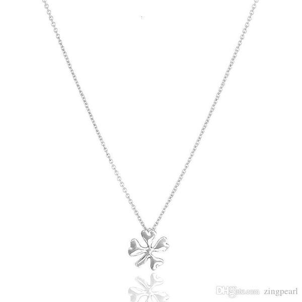 

factoryy7b6silver new card high choker gold necklaces with clover pendant necklace for fashion women jewelry lucka2st