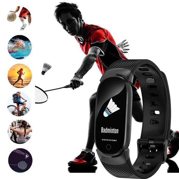 

smart fitness bracelet blood pressure measurement heart rate tracker smart band waterproof watch women men activity tracker bbyduc