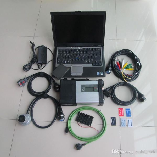 Diagnosewerkzeug MB Star C5 Diagnose mit Laptop D630 installiert die neueste Version 320 GB HDD Ready to Work