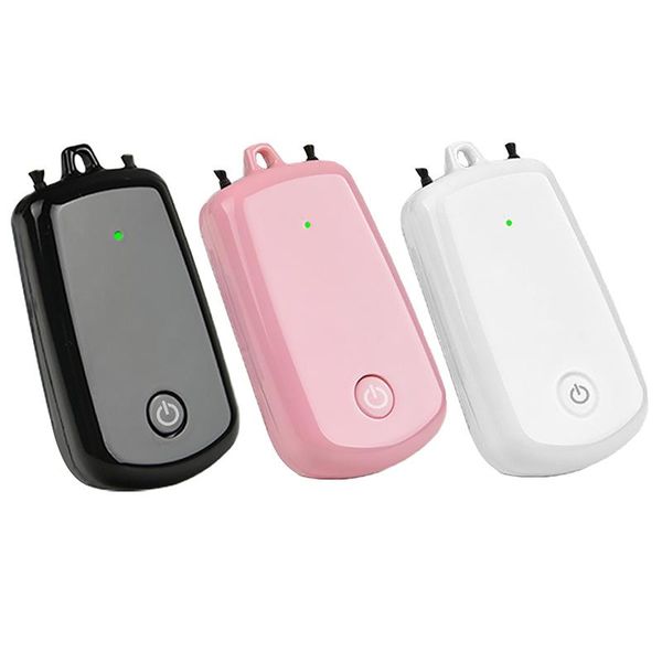

2 pcs fashion hanging neckr, mini portable negative ion air purifier
